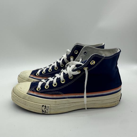 Mens Size 9.5 Converse Breaking Down Barriers x Chuck 70 High 'Knicks' 166815C - Picture 4 of 10